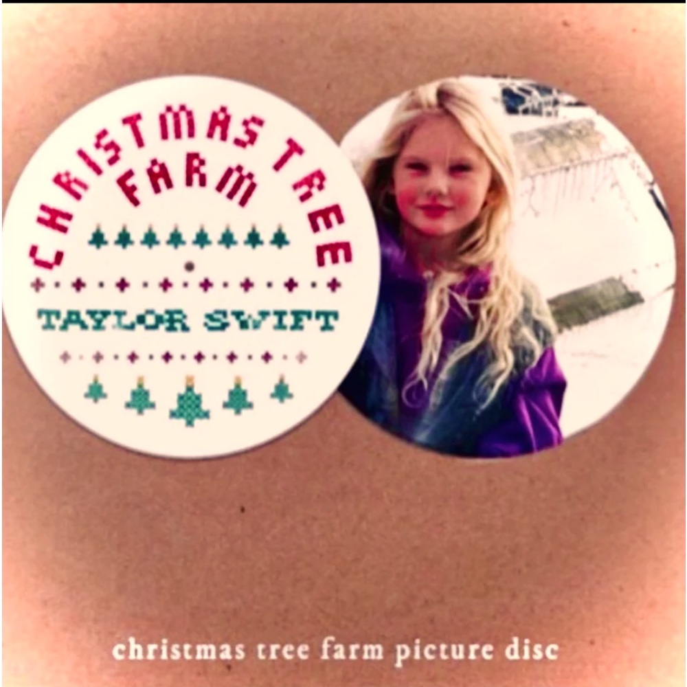 Copy; Taylor Swift Christmas Tree Farm Picture Disc